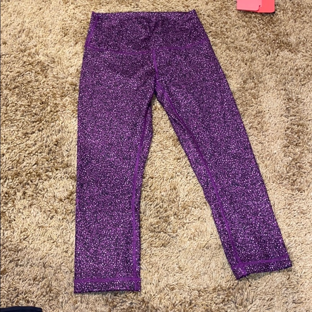 Lululemon Purple Design Leggings